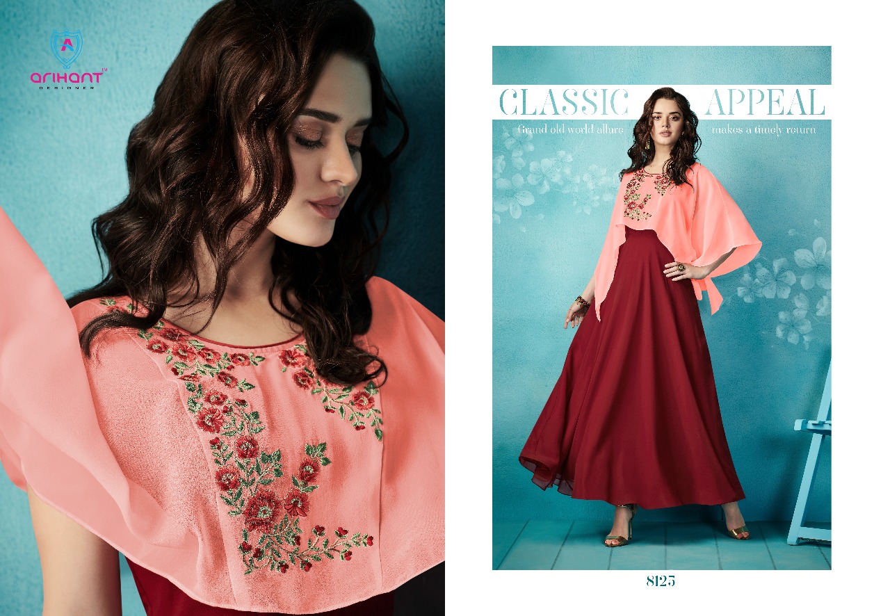 Buy Arihant Designer Floret Vol-1 Kurti Catalog (8 Designs) online at  Women's Apparel Store