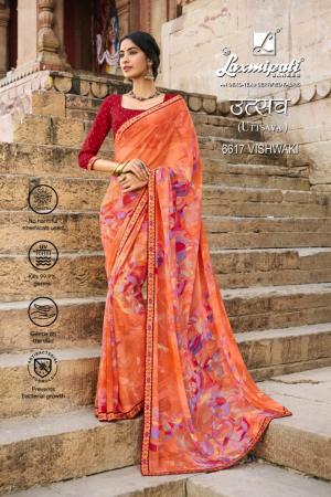 Laxmipati Sarees Manchali 6007-6024 Series Designer Indian Saris Collection